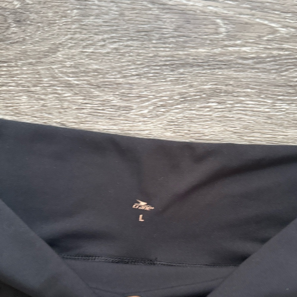Women's Black Joggers Size Large High rise Stretchy Pants - Picture 4 of 5